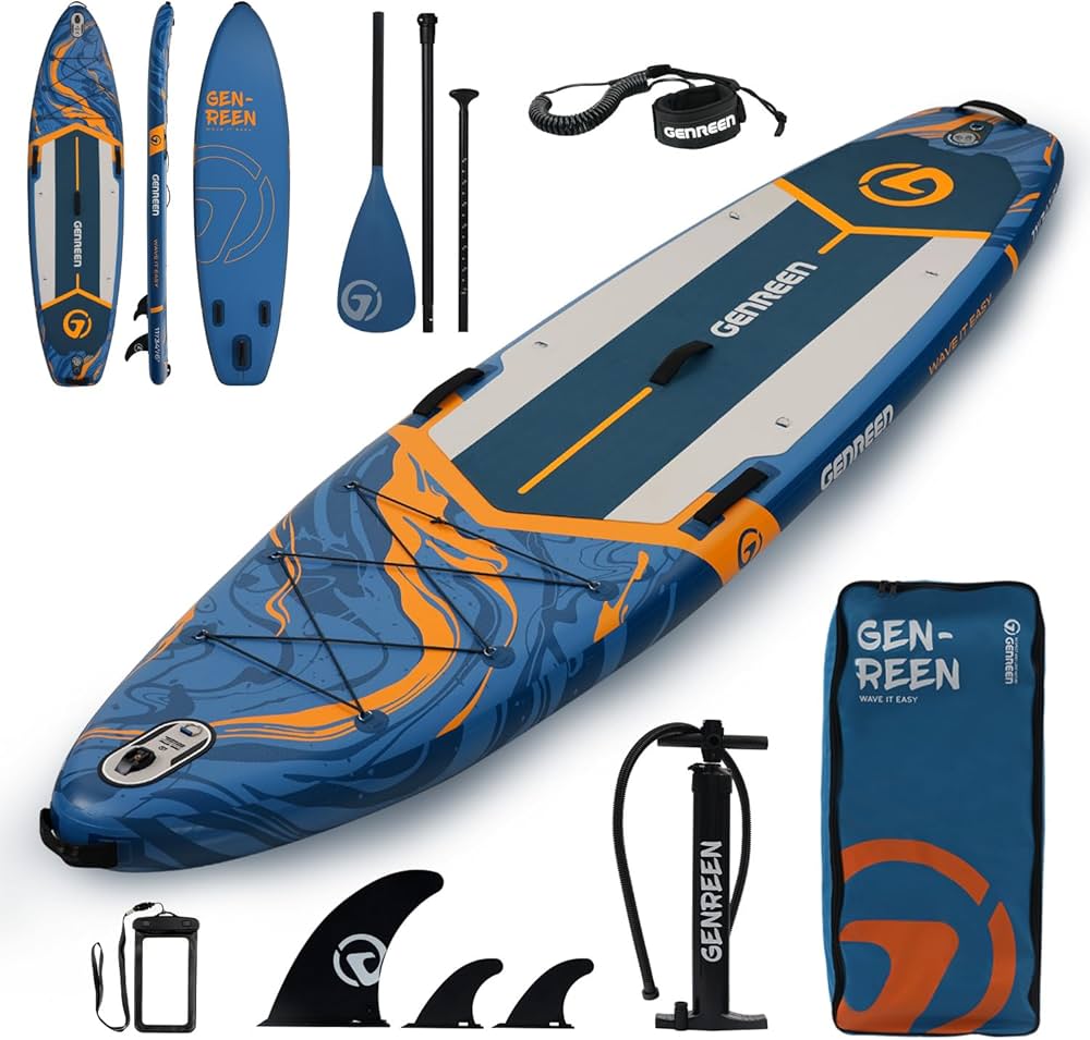 Amazon | GENREEN スタンドアップパドルボード supボード パドルボード