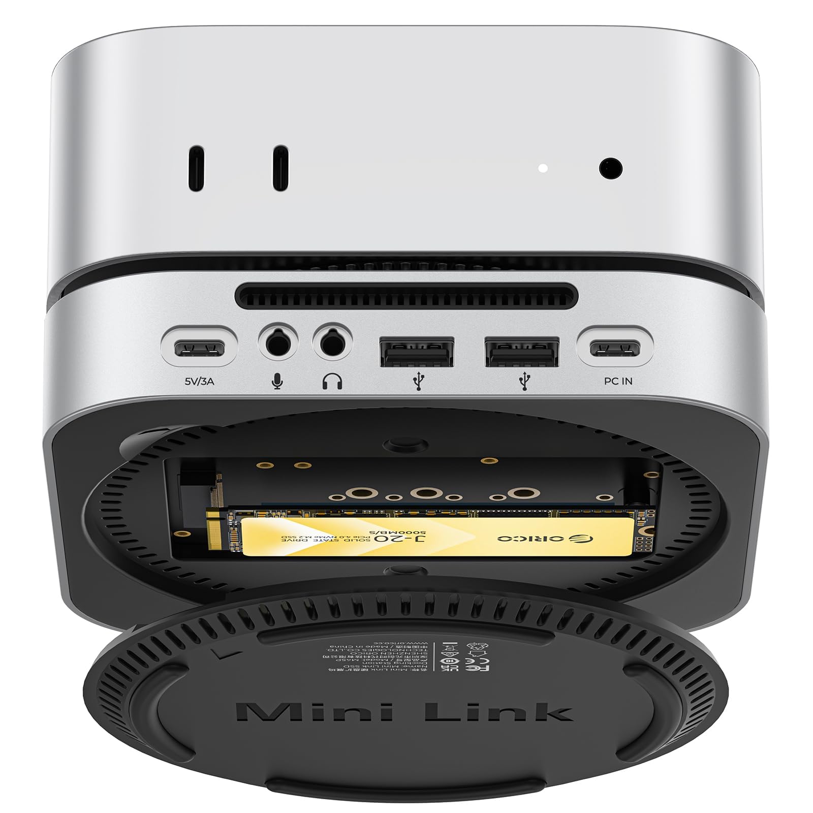 Amazon.com: ORICO MiniLink 40Gbps Laptop Docking Sation Stand for