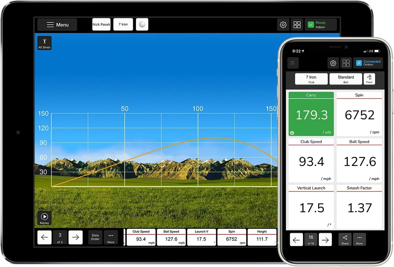 Amazon.co.jp: FlightScope Mevo-ゴルフ用ポータブルパーソナル