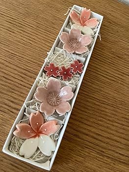 Amazon.co.jp: madu 箸置き 桜 さくら マディ 5点セット : ホーム