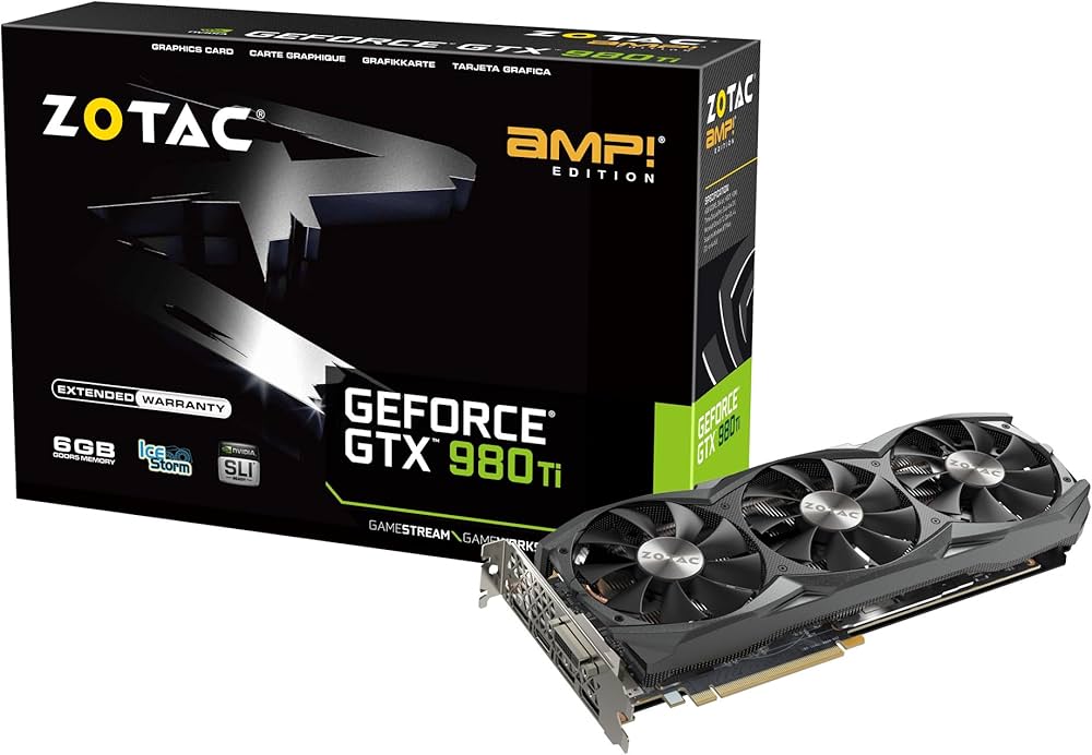 Amazon | ZOTAC GTX 980 Ti AMP Edition グラフィックスボード NVIDIA