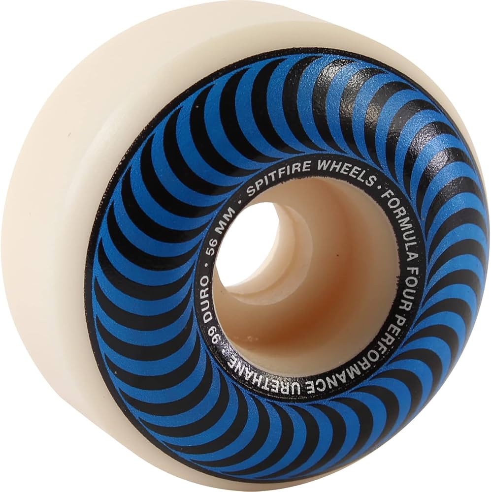 Amazon.com : Spitfire Wheels Formula Four Classic Swirl White w