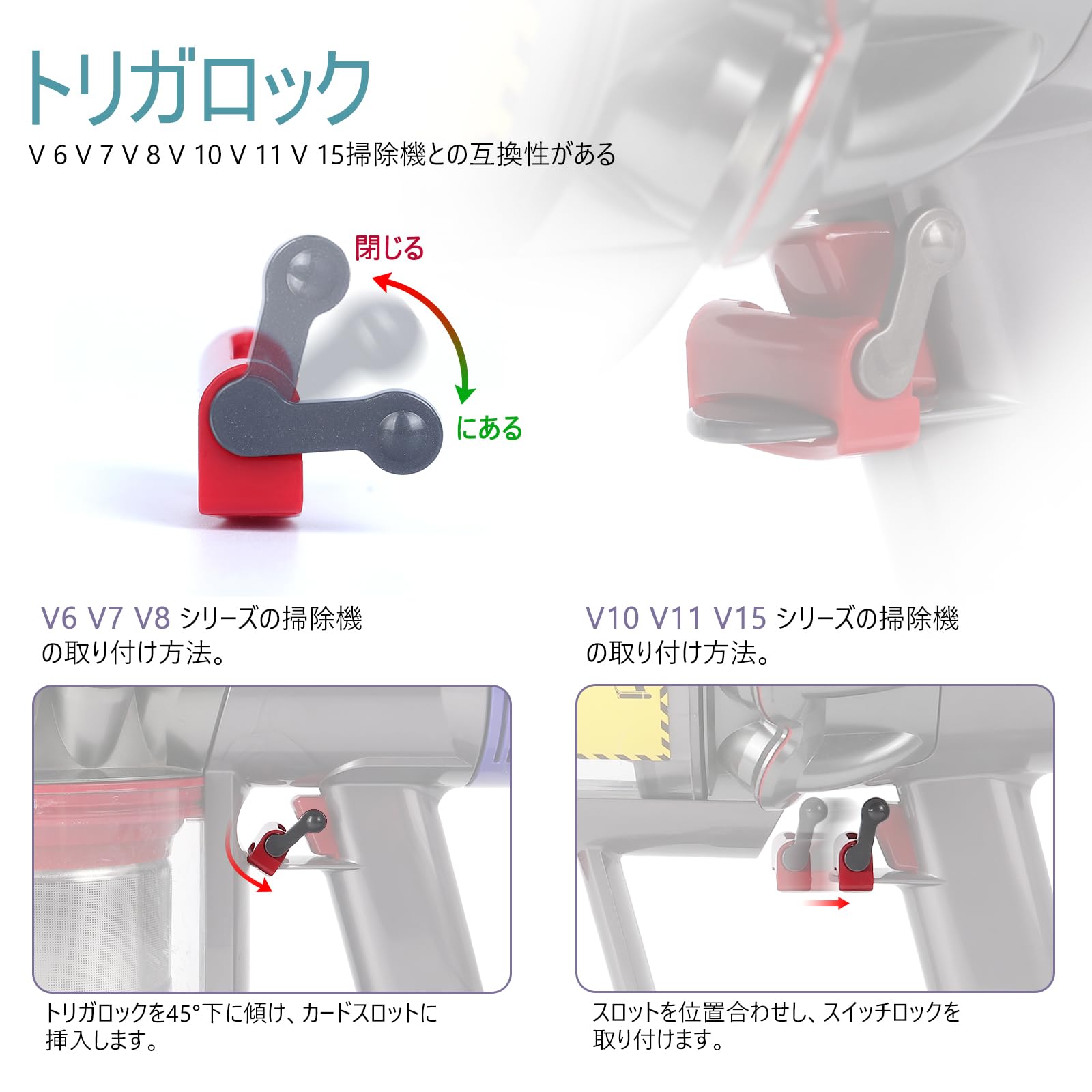 Amazon | ダストボックスの蓋への置き換えダイソン V6 掃除機 DC58