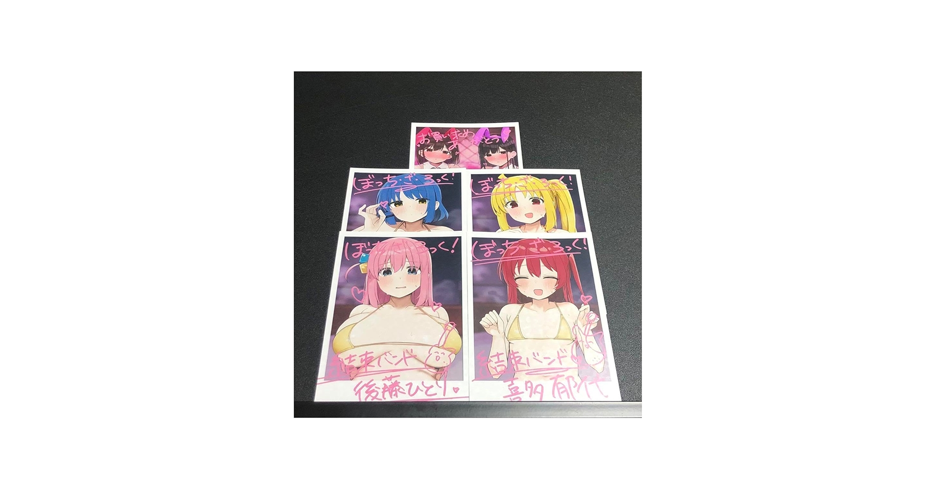 Amazon.co.jp: C104 ろうか ランダム配布チェキ風イラストカード 5種