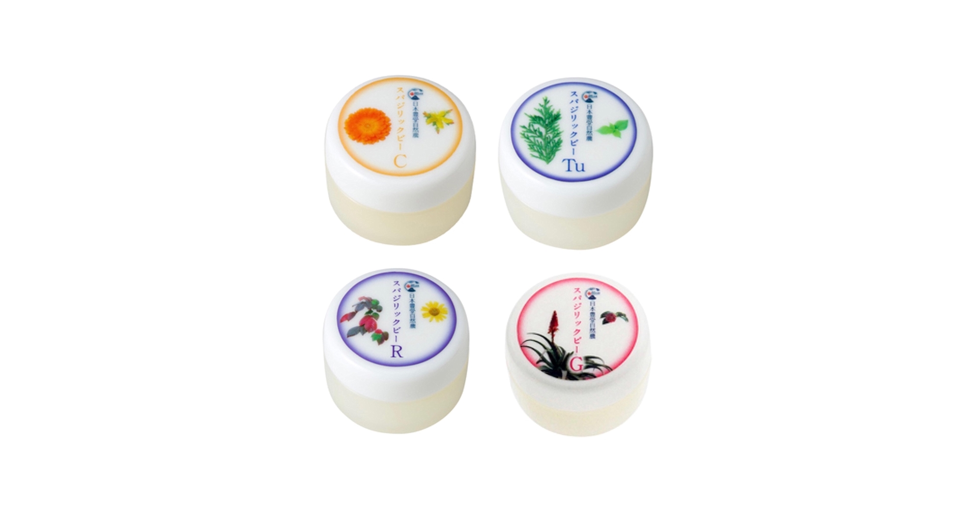 Amazon | 4種セット/スパジリック ビークリームC,Tu,R,G(小) 10g 全身