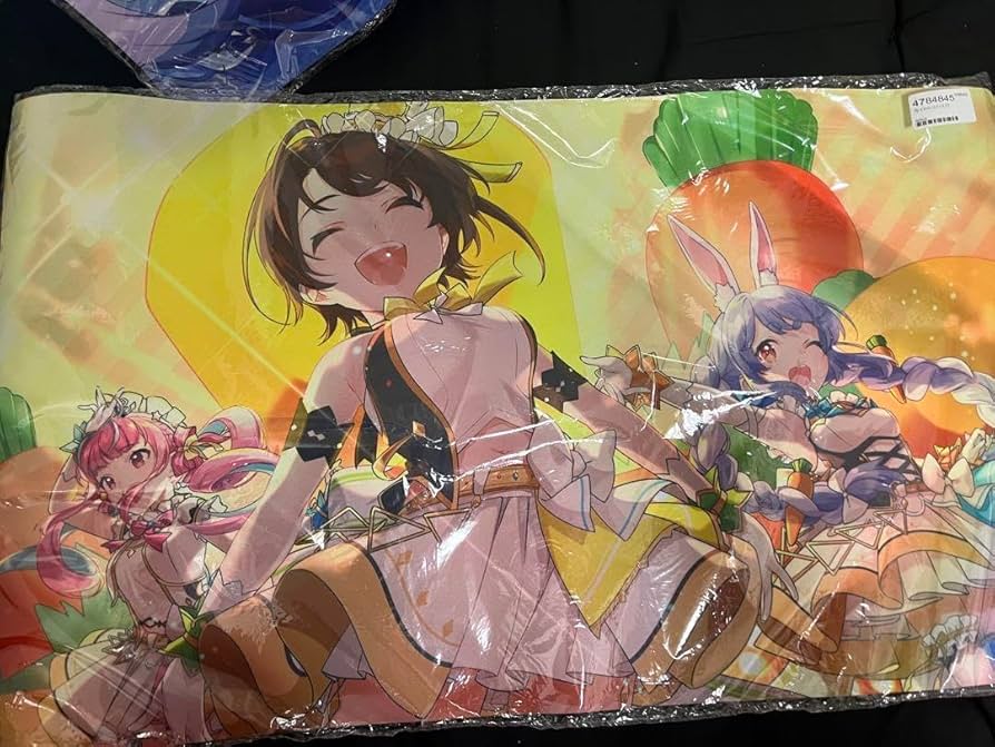 Amazon.co.jp: 大空スバル 湊あくあ 兎田ぺこら プレイマット : おもちゃ