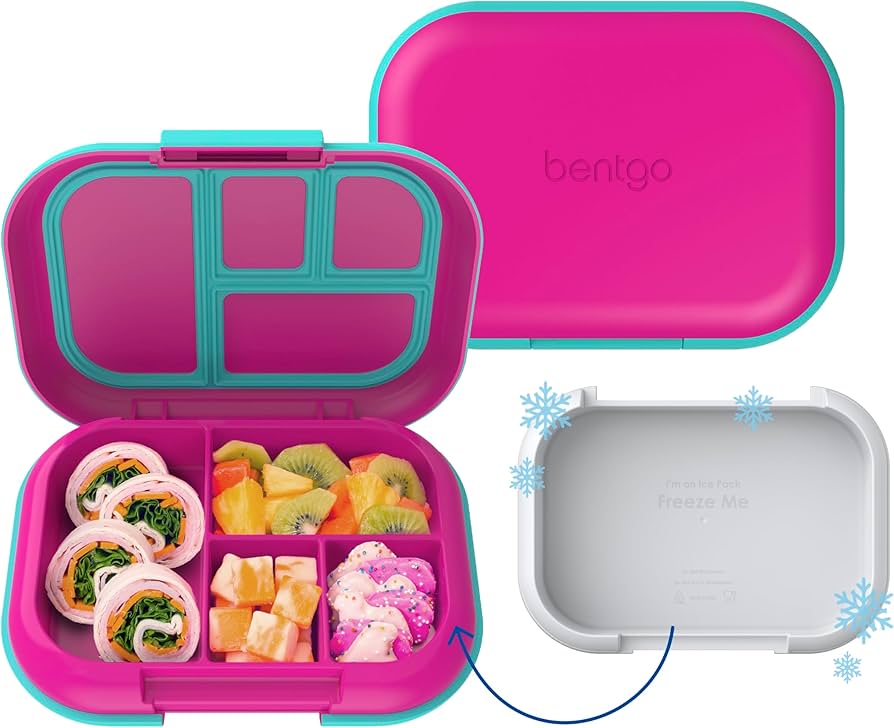 Amazon.com: Bentgo Chill Kids Leak-Proof Lunch Box - 4-Compartment