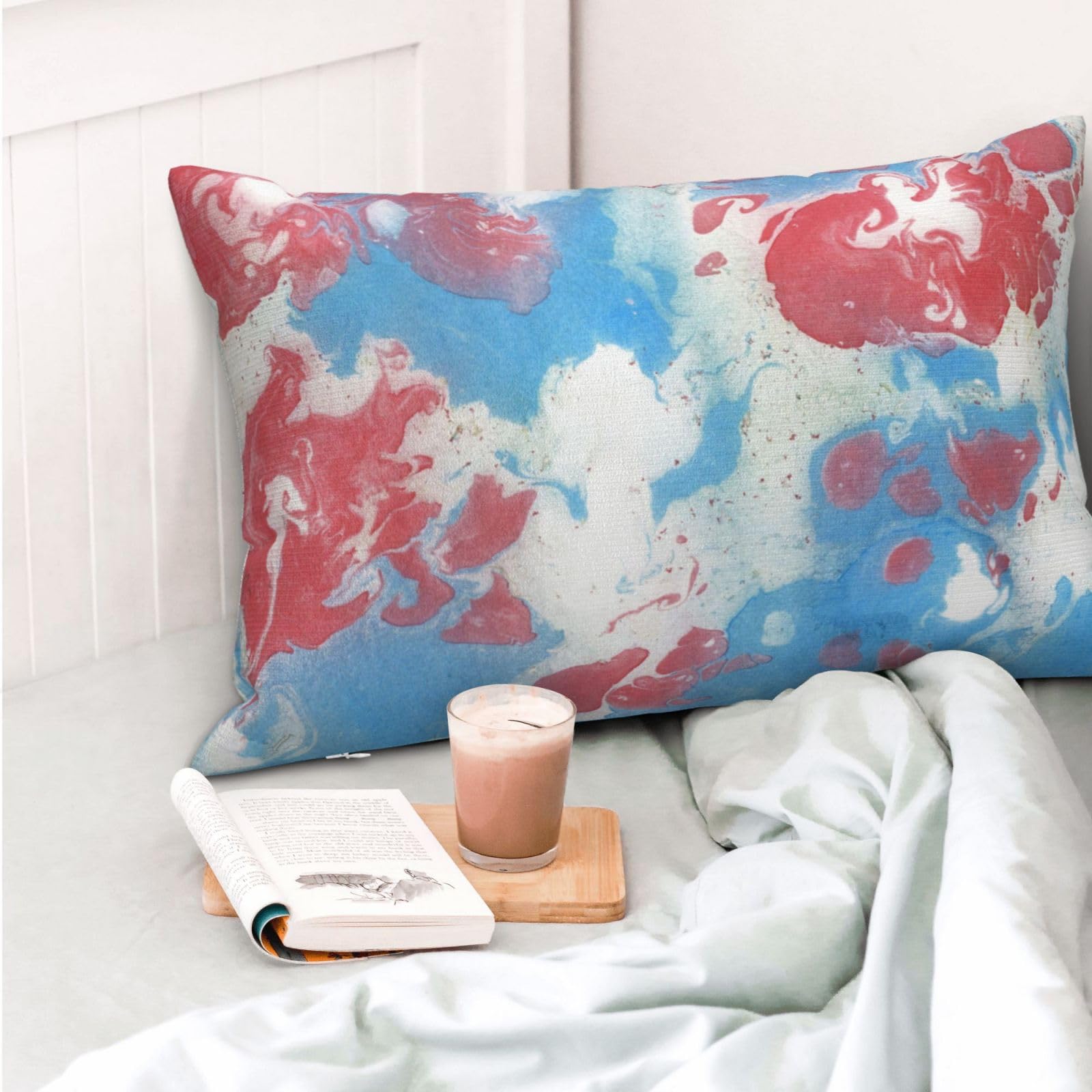 Amazon.co.jp: クッションカバー 40 70 cm 枕カバー 赤 2枚セット 人気