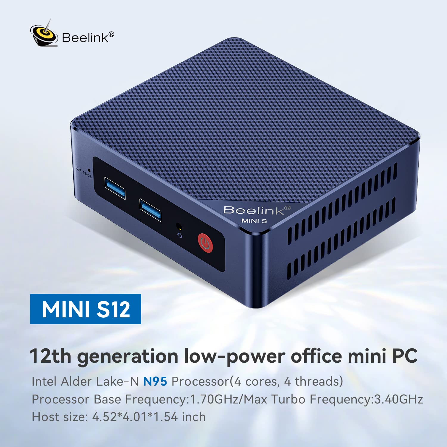 Amazon.co.jp: ミニpc、Beelink MINI S12ミニ PC、Intel Alder Lake
