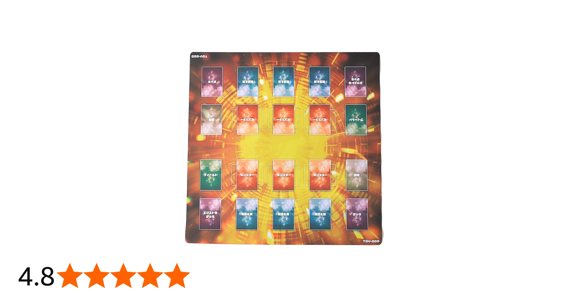 Amazon | 遊戯王 ラッシュデュエル 対応 ラバーマット 54×54cm 厚さ