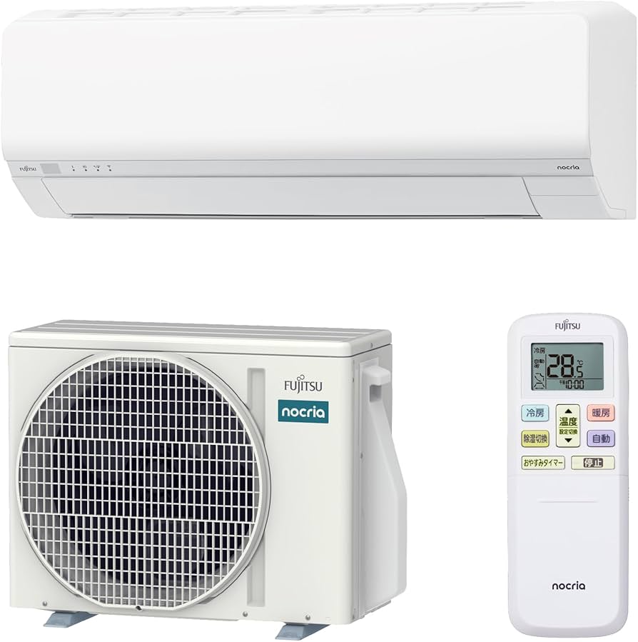 Amazon | ノクリア nocria エアコン 2025年 Lシリーズ AS-L225S-W［主