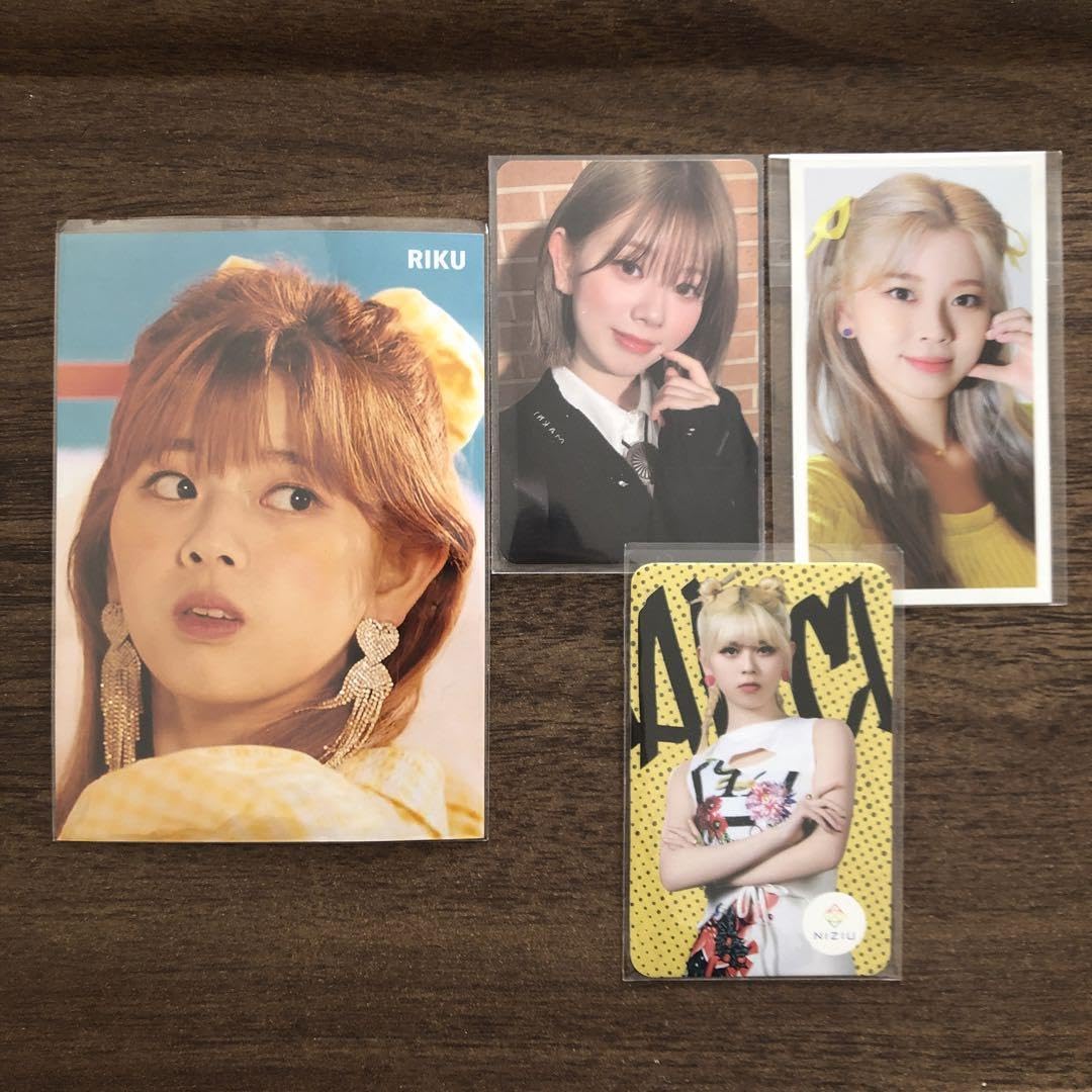Amazon.co.jp: NiziU リクちゃん 4枚セット ホビー グッズ : おもちゃ