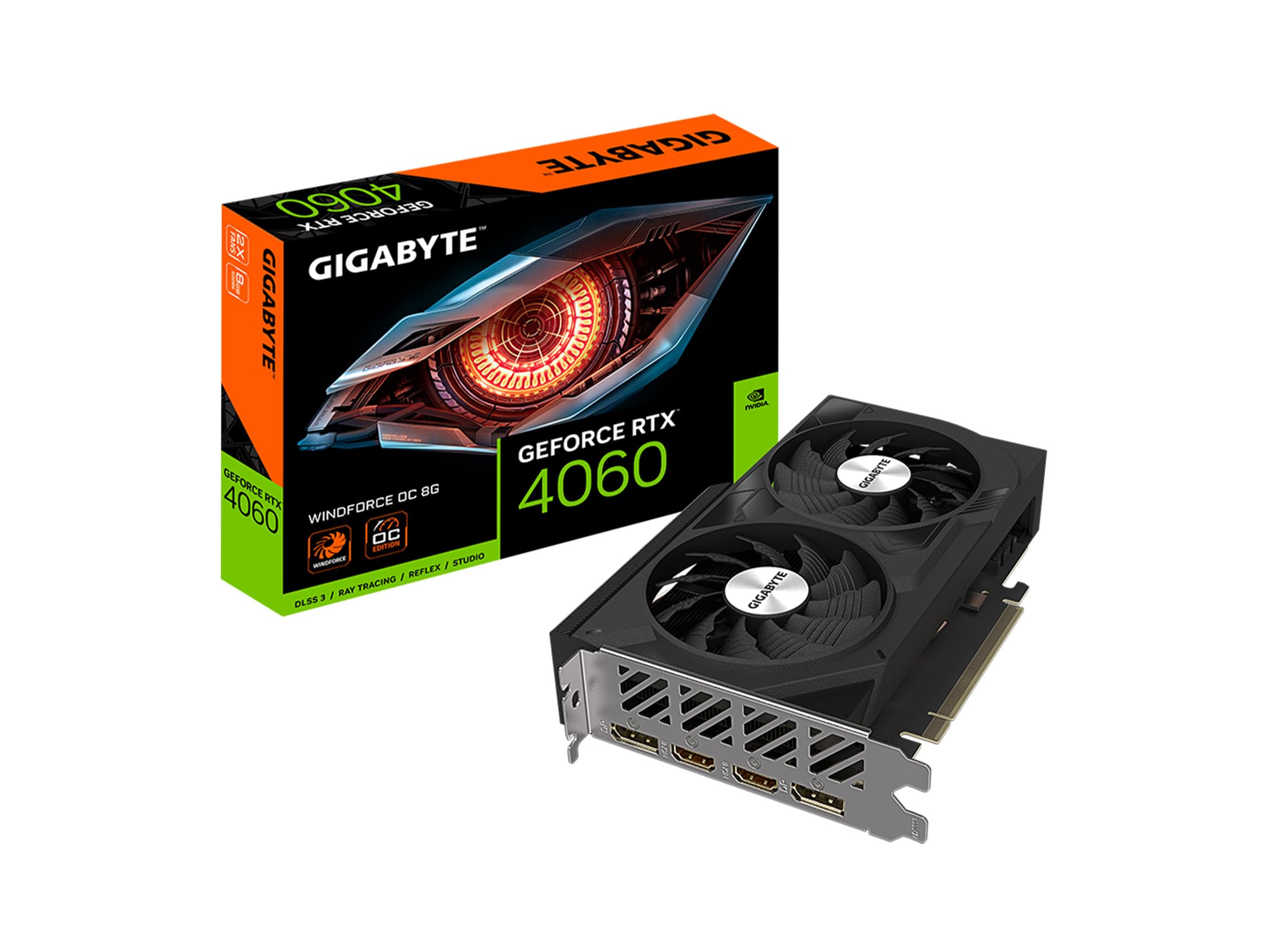 Amazon.com: Gigabyte GeForce RTX 4060 WINDFORCE OC 8G Graphics