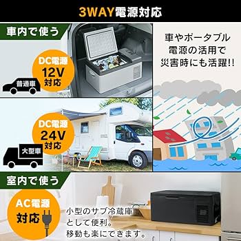 Amazon.co.jp: 【持ち運べる小型冷蔵庫】 アイリスプラザ 車載冷蔵庫