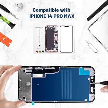 Amazon | iPhone 14 Pro Max用Tpyagスクリーン交換、iPhone 14 Pro Max