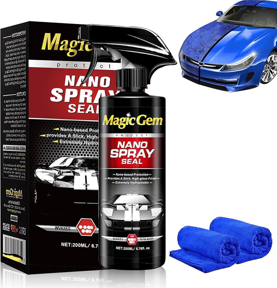 Amazon.co.jp: Magic Gemカーコーティングスプレー、クイック