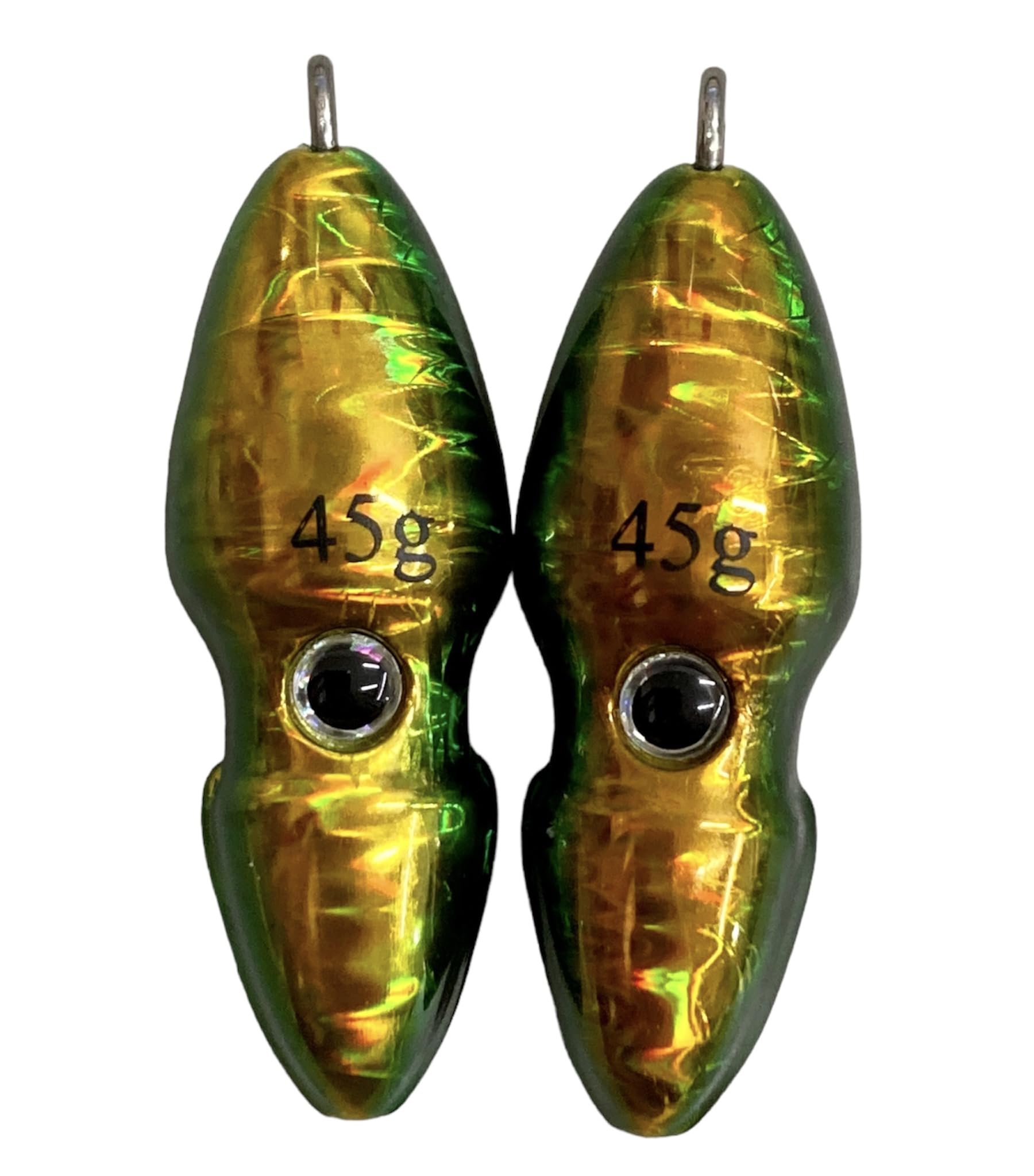 Amazon | イカ型 オモック タングステン タイラバシンカー 45g 緑金 2