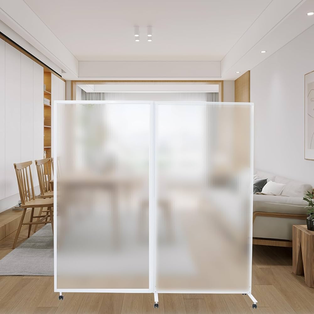 Amazon.co.jp: パーテーション 2連 折り畳み ついたて 間仕切り ー屏風