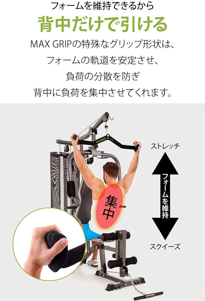 Amazon | MAX GRIP マググリップ パワーグリップ が要らない ラット