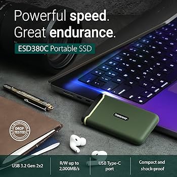 Amazon.com: Transcend 2TB External SSD, Up to 2000MB/s, Portable