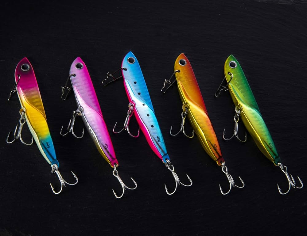 Amazon.co.jp: [青嵐ルアー] メタルジグ セット ヒラメ ルアー