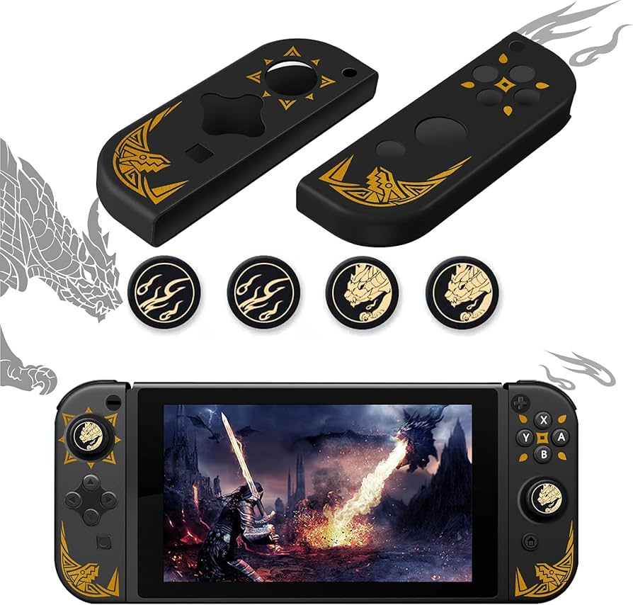 Amazon.co.jp: Joy-Con スイッチ用カバー モンスターハンターライズ