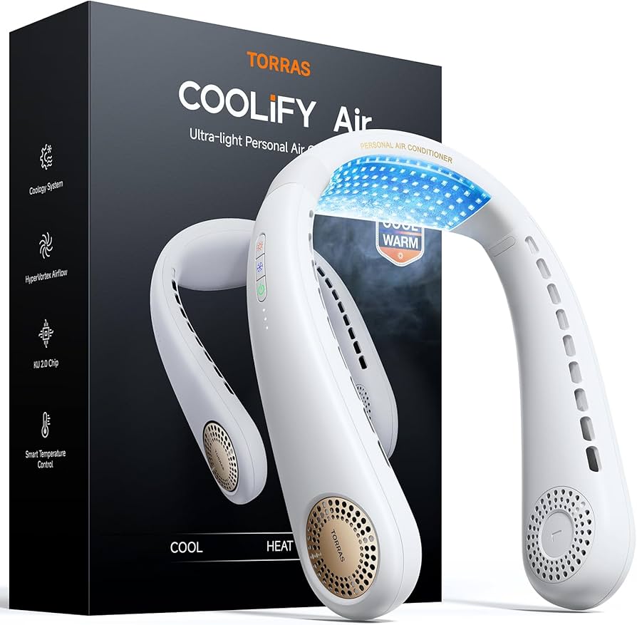 Amazon.com: TORRAS COOLiFY Air Neck Air Conditioner, Ultra-Light