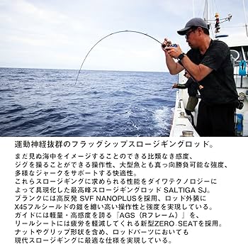 Amazon | ダイワ(DAIWA) スロージギングロッド SALTIGA SJ 61B-0・W