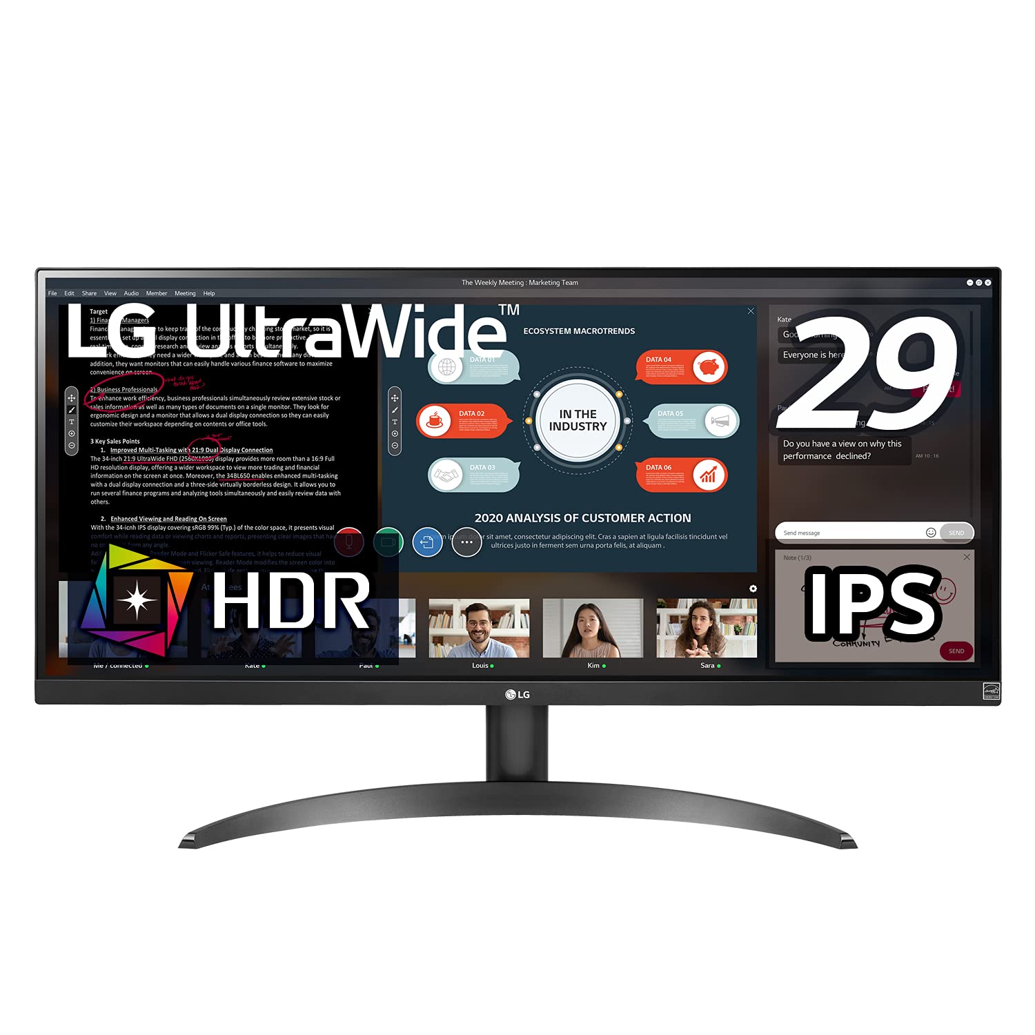 Amazon.co.jp: LG モニター ディスプレイ 29WP500-B 29インチ/21:9