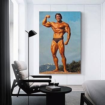 Amazon.co.jp: アーノルドシュワルツェネッガーボディービルデコアート