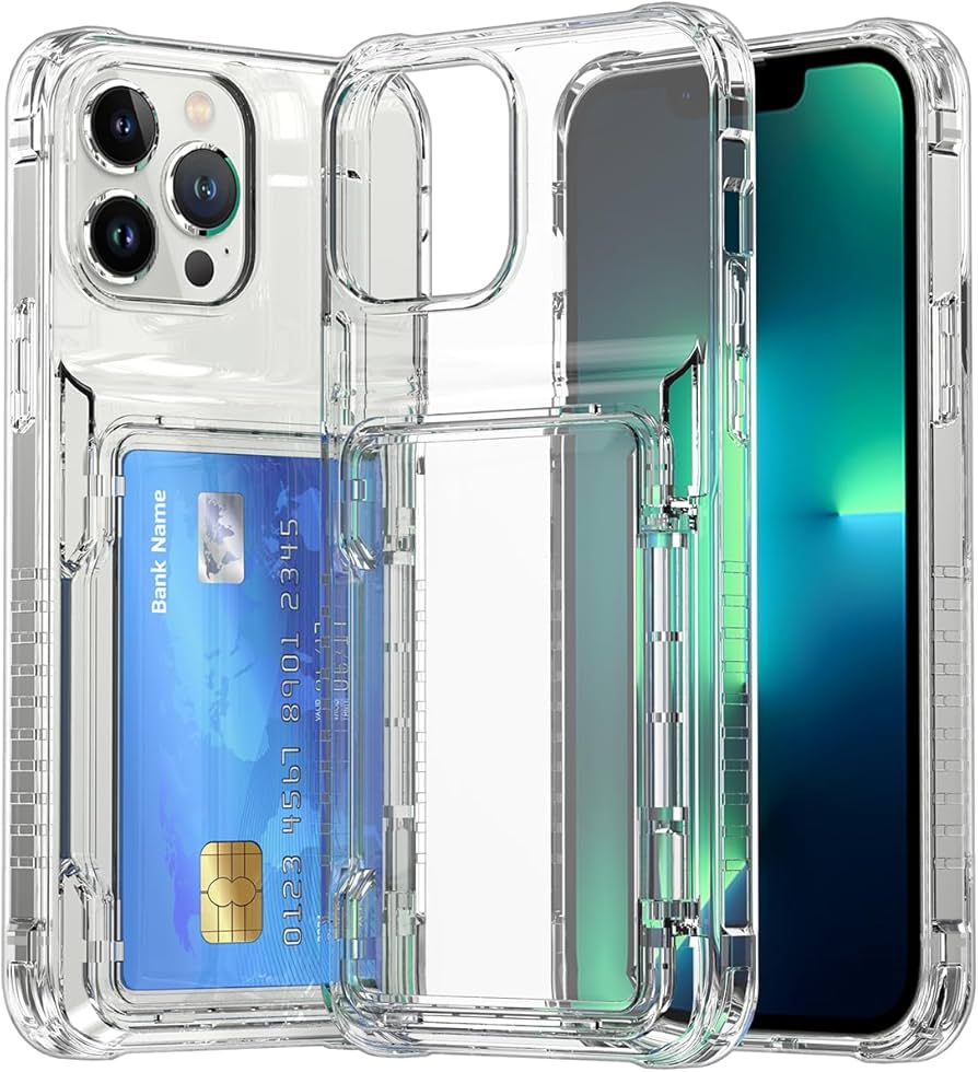 Amazon.co.jp: MuZiF iPhone 13 Pro 用 ケース クリア カード収納 米軍