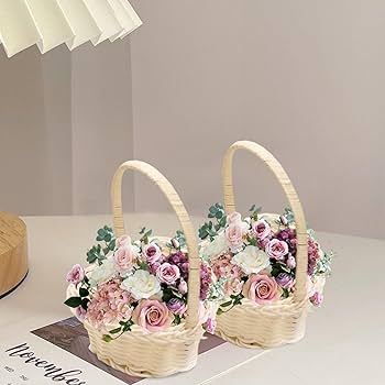 Amazon.co.jp: ハート型 花かご フラワーバスケット ウェディング