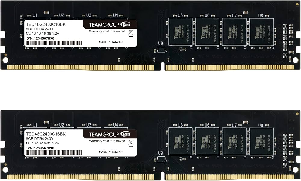 Amazon | TeamGroup Elite 16 GB ( 2 x 8gb ) ddr4 2400 MHz DIMM