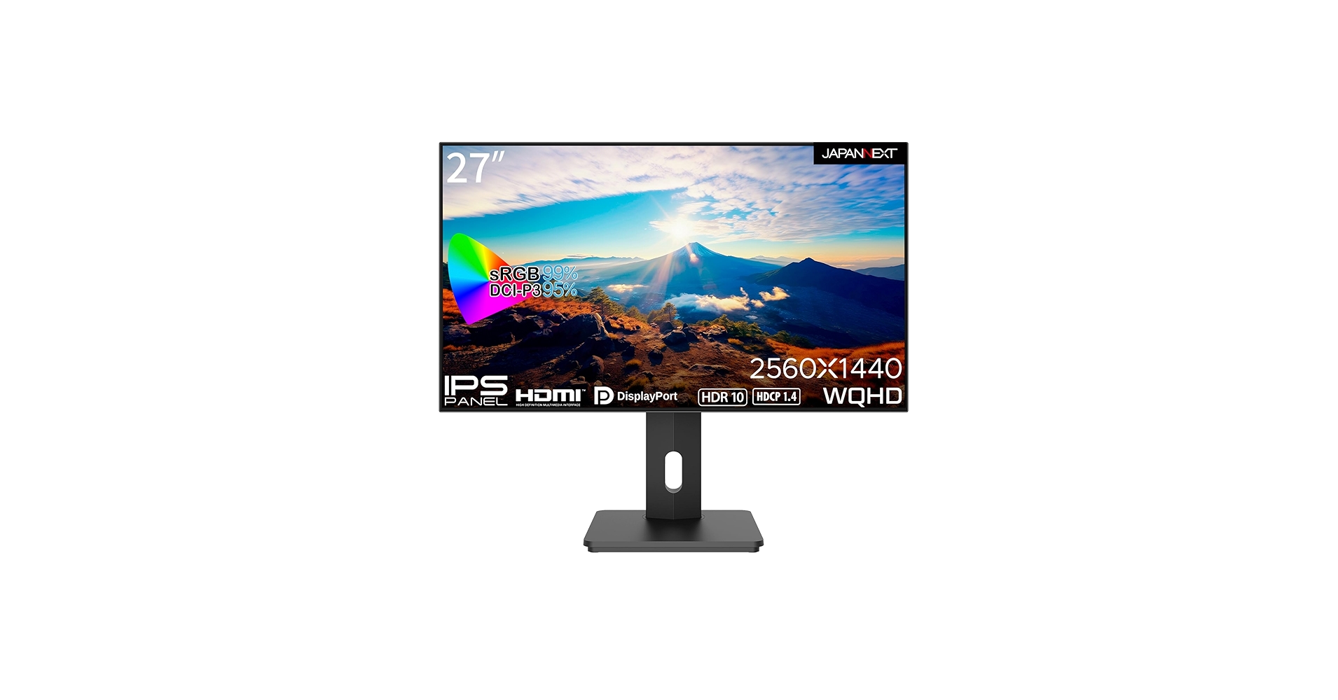 Amazon.co.jp: JAPANNEXT 27インチ モニター WQHD 2560x1440解像度 IPS