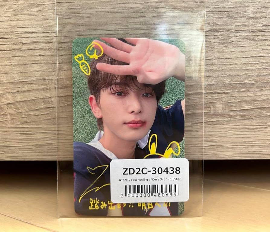 Amazon.co.jp: &TEAM NOW エンチーム ラキドロ トレカ 手書きデコ