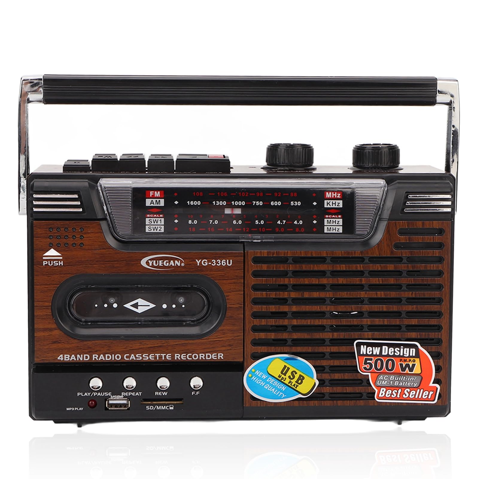 Amazon.co.jp: レトロブームボックスカセットプレーヤー、カセット