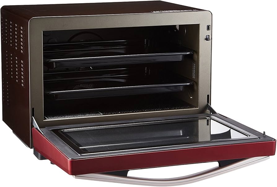 Amazon | シャープ 過熱水蒸気オーブンレンジ 2段調理 31L レッド RE