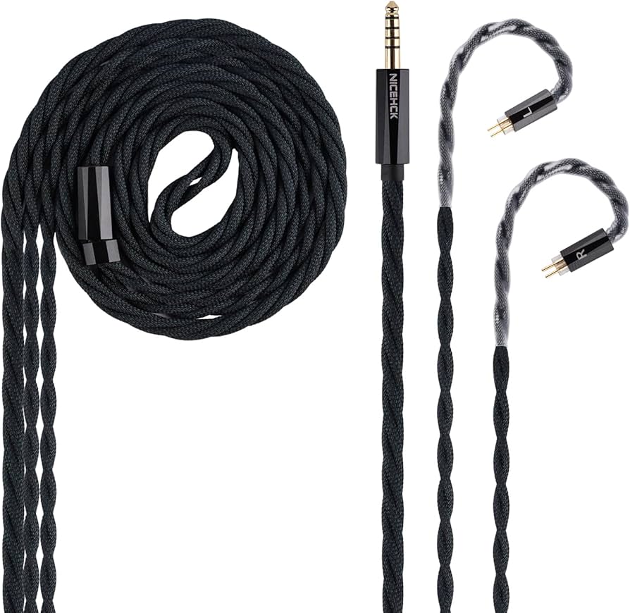 Amazon | NICEHCK MeetEva イヤホンリケーブル 0.78mm 2Pin 4.4mm 銀