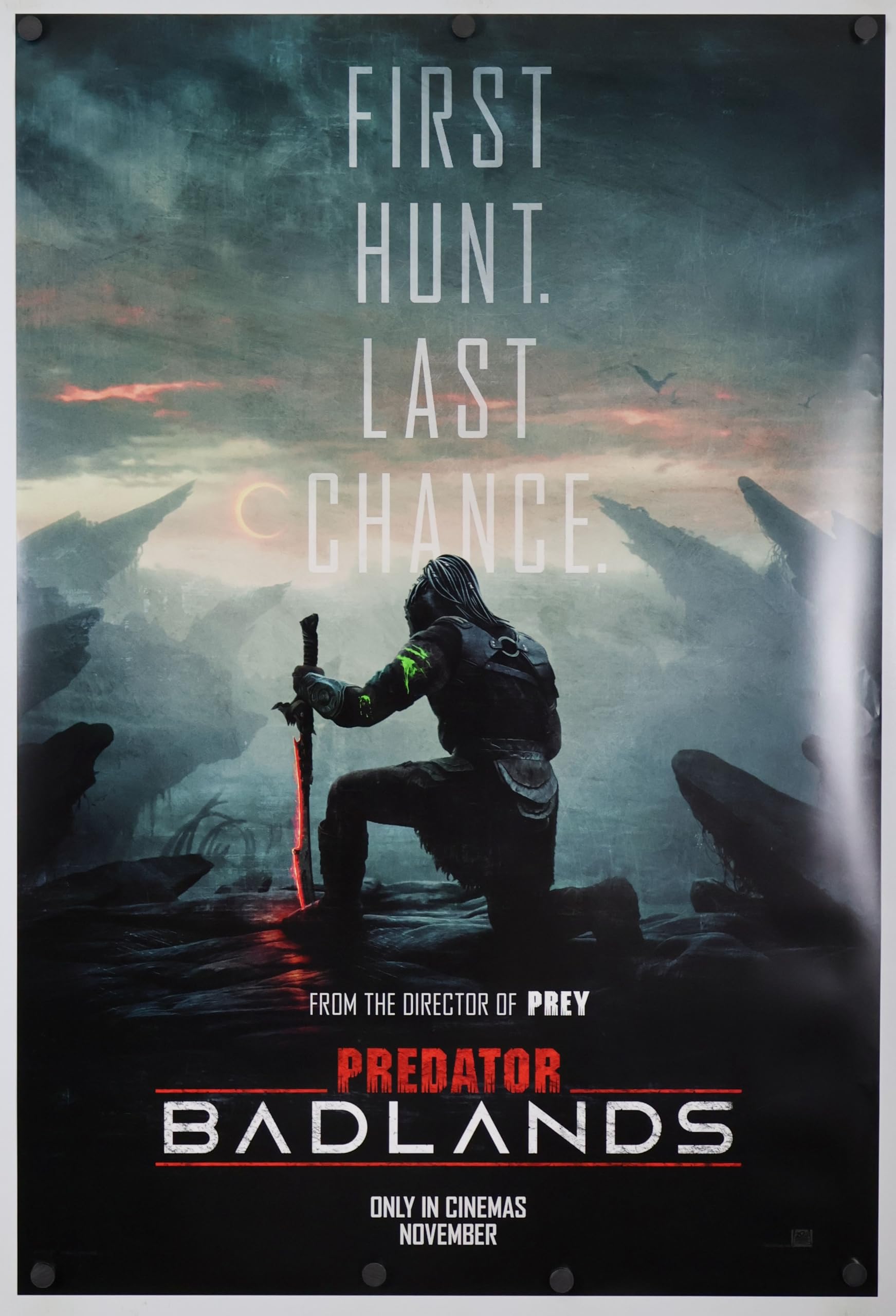 Amazon.com: PREDATOR BADLANDS MOVIE POSTER 2 Sided ORIGINAL INTL