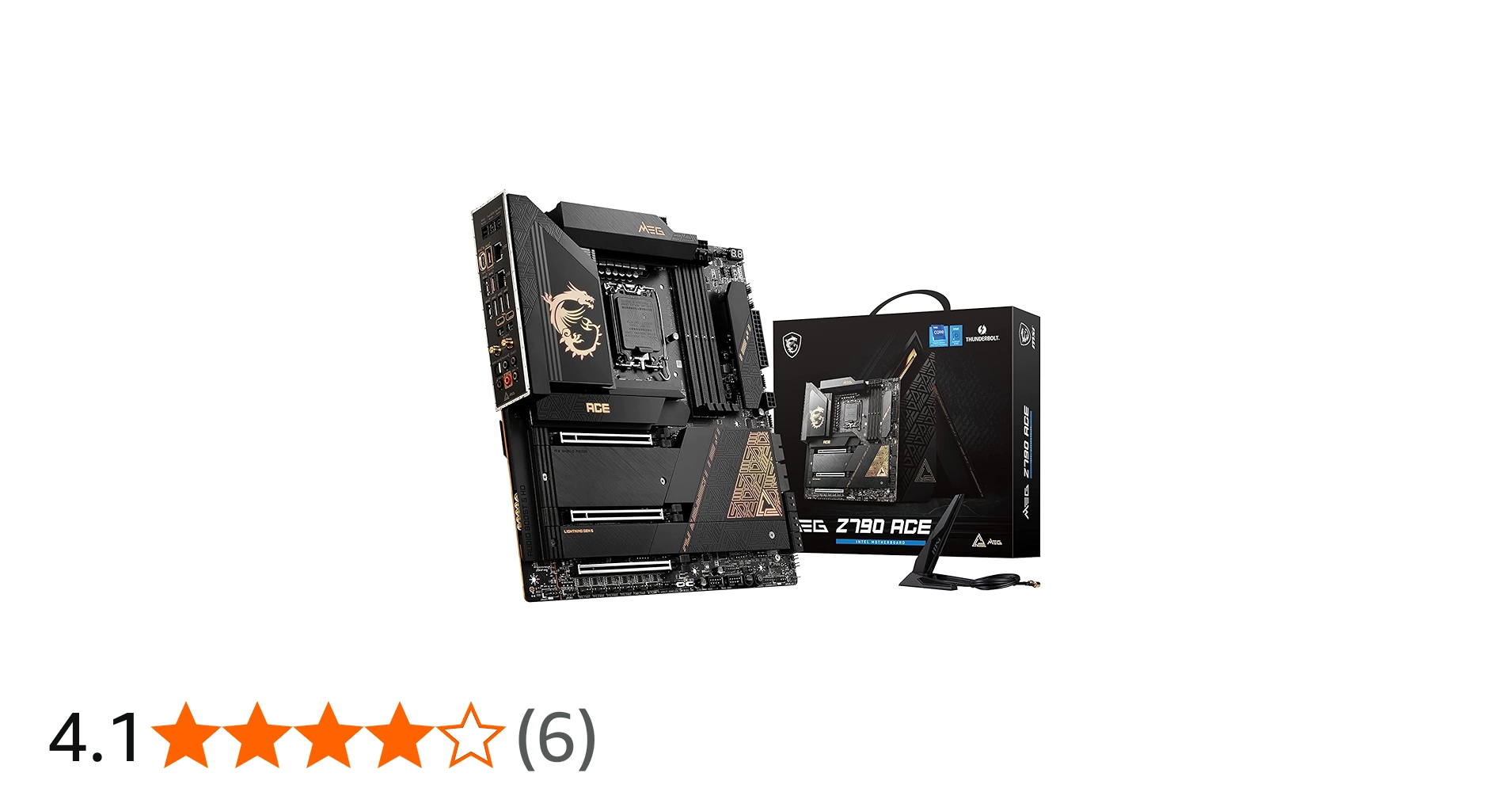 Amazon | MSI MEG Z790 ACE Thunderbolt 4 搭載 GOLD装飾デザイン Z790