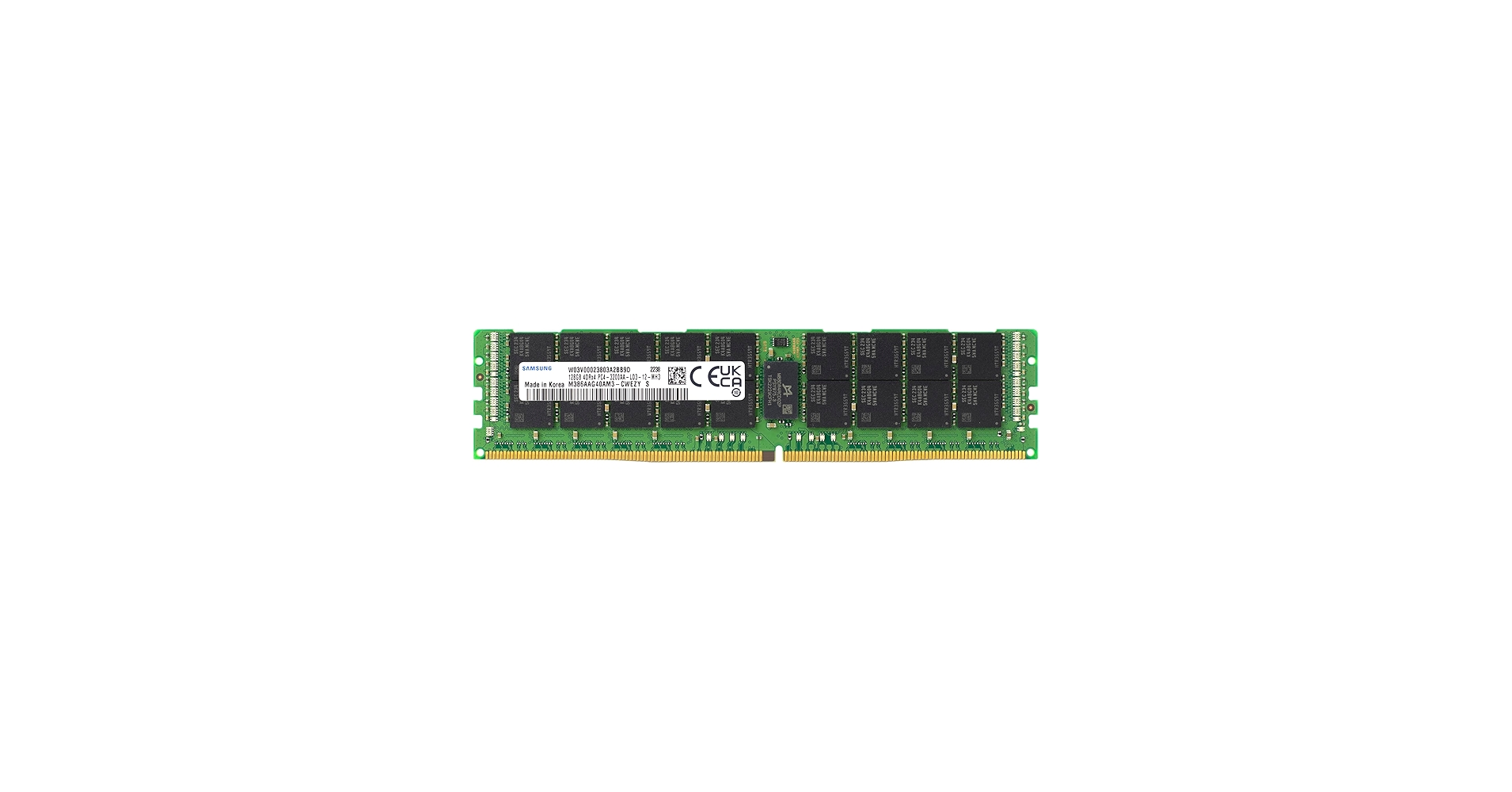 Samsung 128GB DDR4 3200MHz PC4-25600 ECC LRDIMM 4Rx4 Quad Rank 1.2