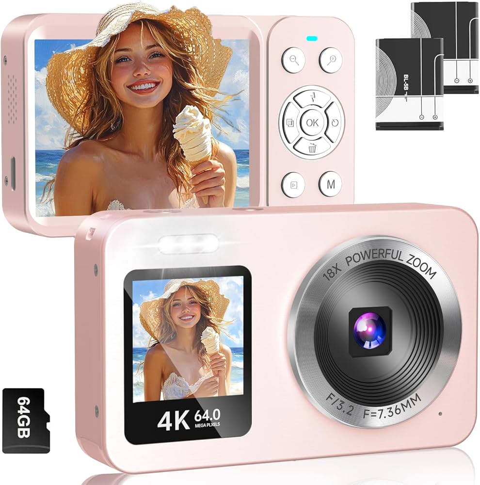 Amazon.co.jp: Digital Camera, 4K, 64 Megapixels, 30 FPS, Digital