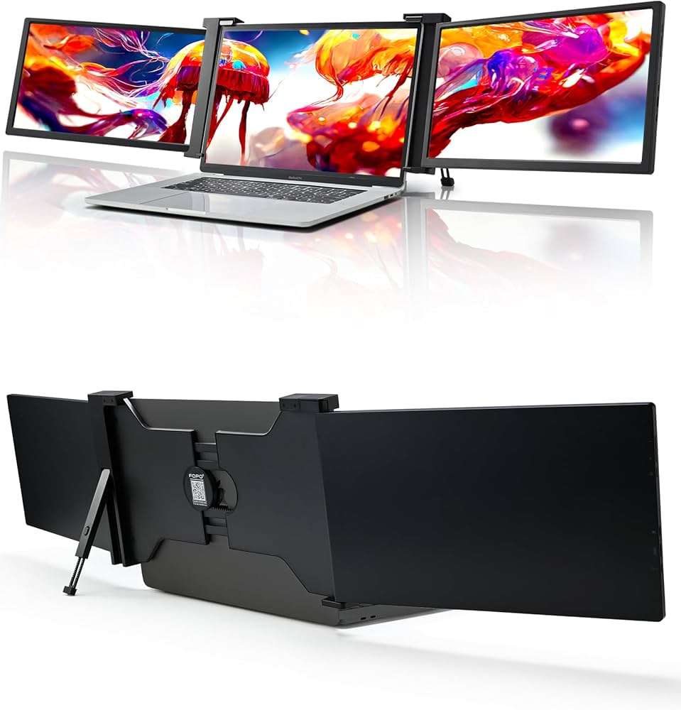 Amazon.co.jp: FOPO 13.3インチ トリプルポータブルモニター 14〜17.3