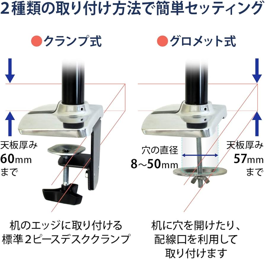 Amazon.co.jp: ERGOTRON エルゴトロン LX モニターアーム デスク