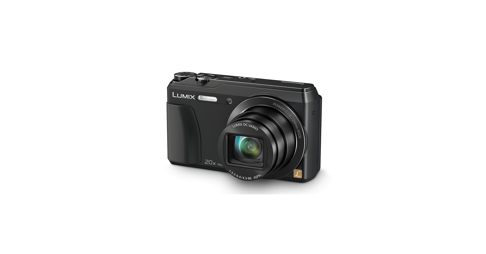 Panasonic Lumix DMC-TZ55 Compact Digital Camera - Black (16.0MP