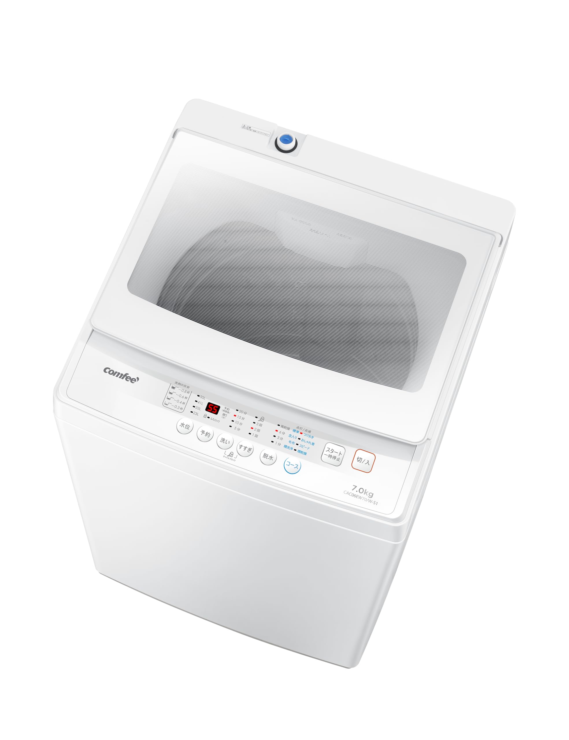 Amazon | COMFEE' 洗濯機 7kg 一人暮らし 1-3人用 全自動洗濯機