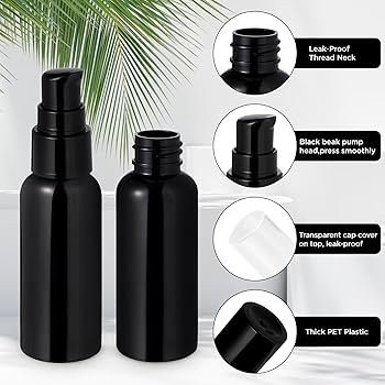 Amazon.com: VIDELLY 10 Pieces Travel Pump Bottles for Toiletries