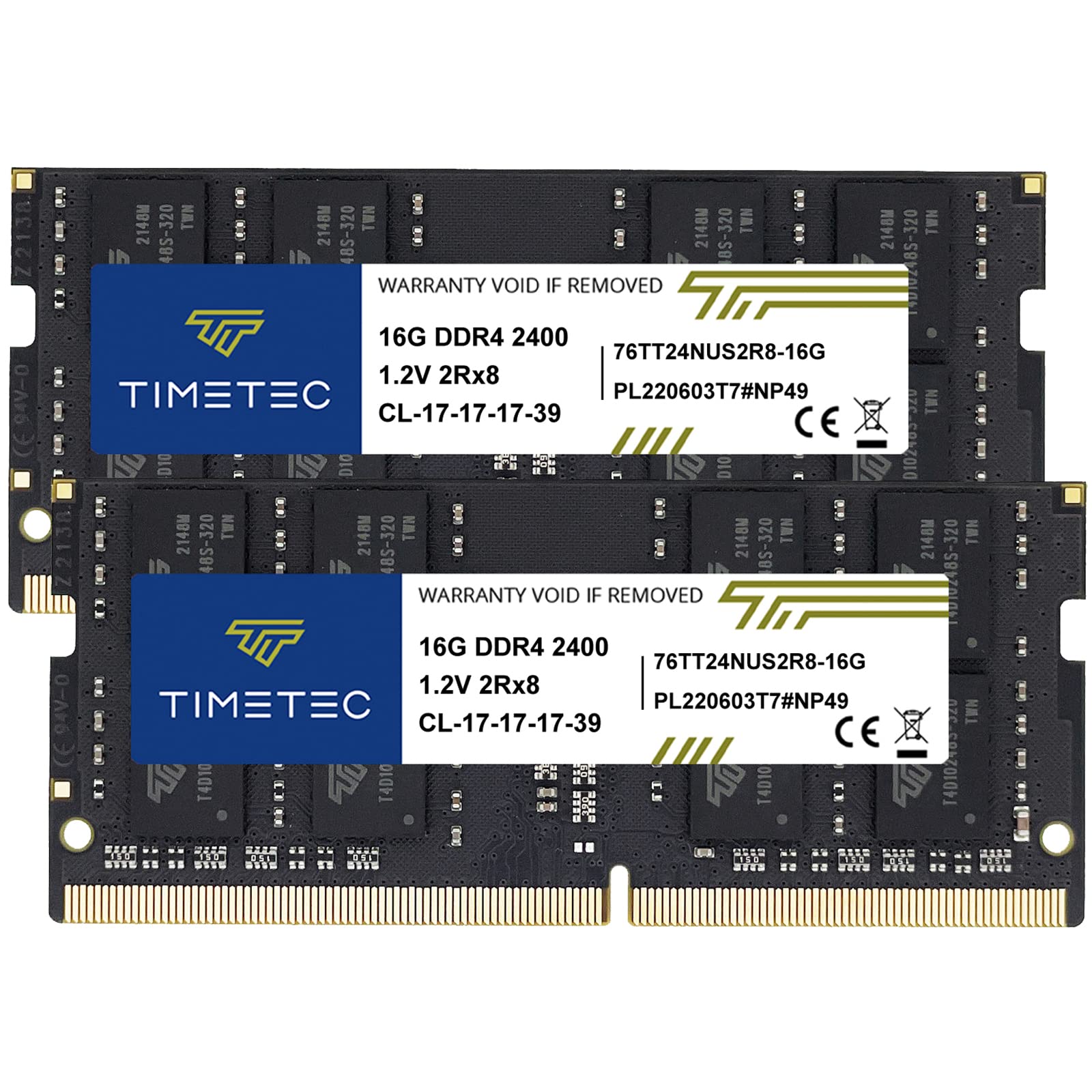 Amazon | Timetec 32GB Kit (2x16GB) ノートPC用メモリ DDR4 2400MHz