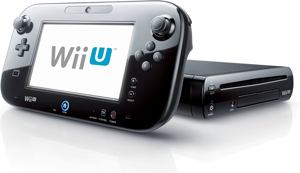WII U BLACK 32gb deluxe premium console set with Nintendoland game