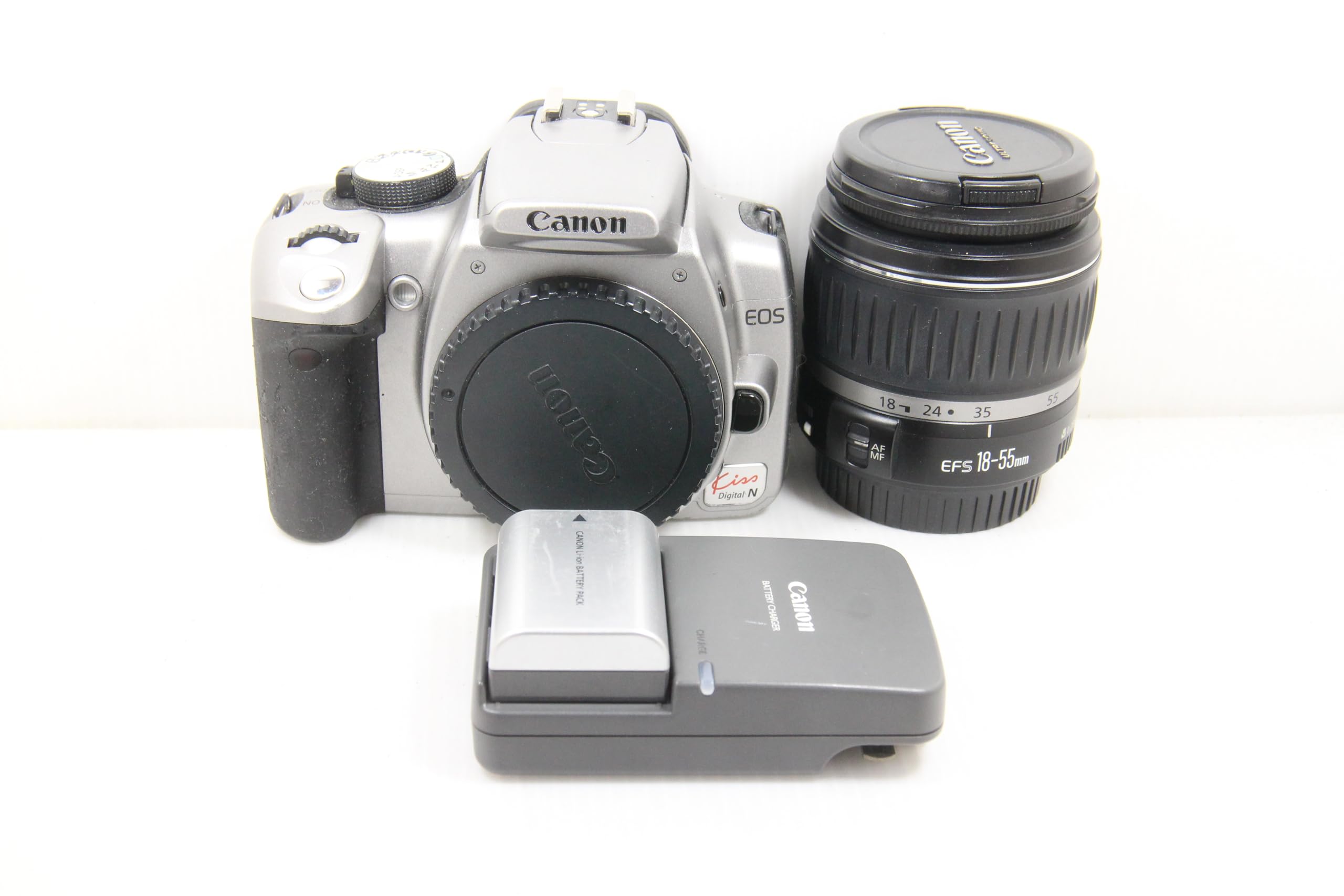 Amazon | Canon EOS KISS デジタル N シルバー レンズキット 0128B002